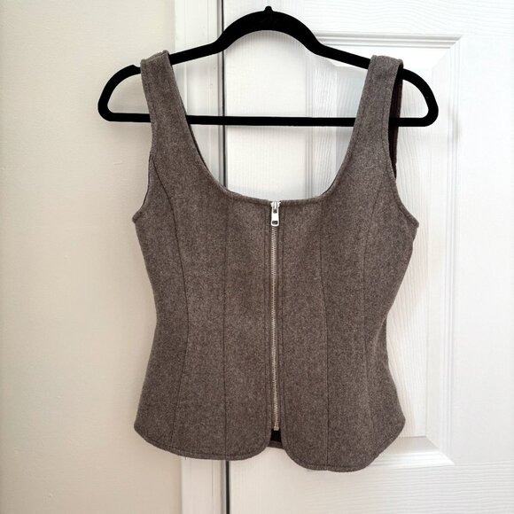 Zara Zip Up Corset Top - Picture 2 of 4